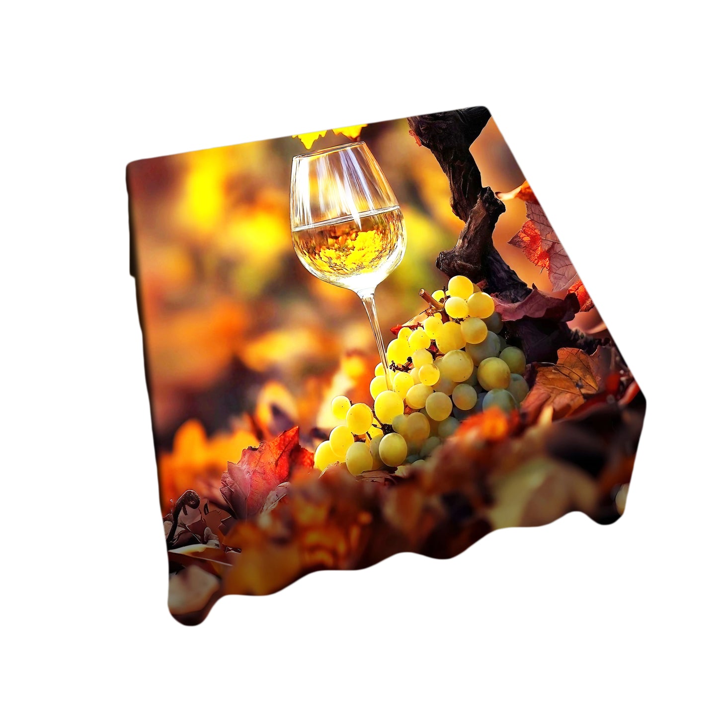 Autumn Wine Square Tablecloth