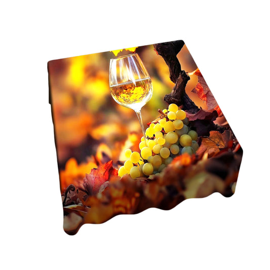 Autumn Wine Square Tablecloth