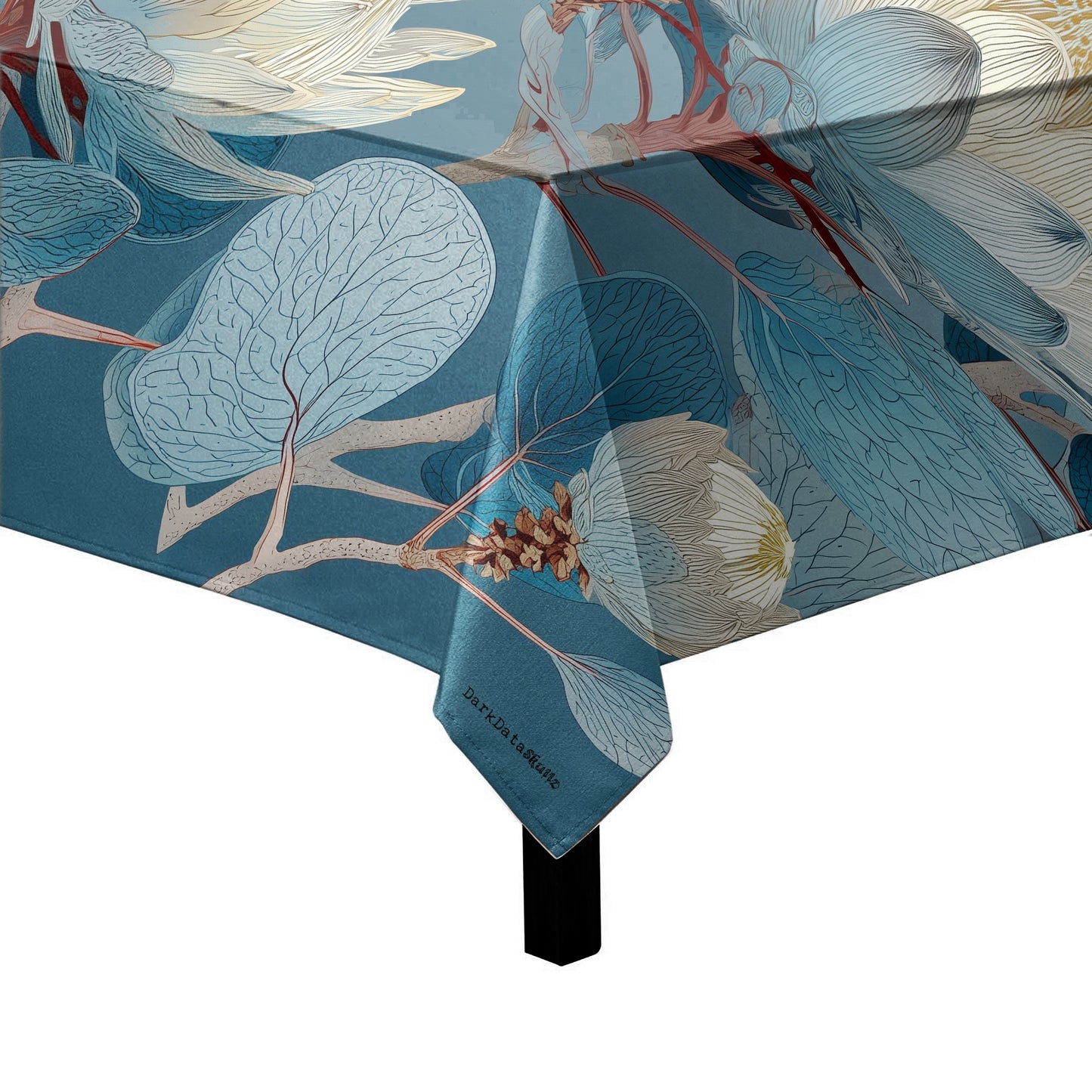 Azure Bloom Square Tablecloth by Wikus Schalkwyk