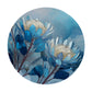 Azure Bloomscape Round Tablecloth by Wikus Schalkwyk
