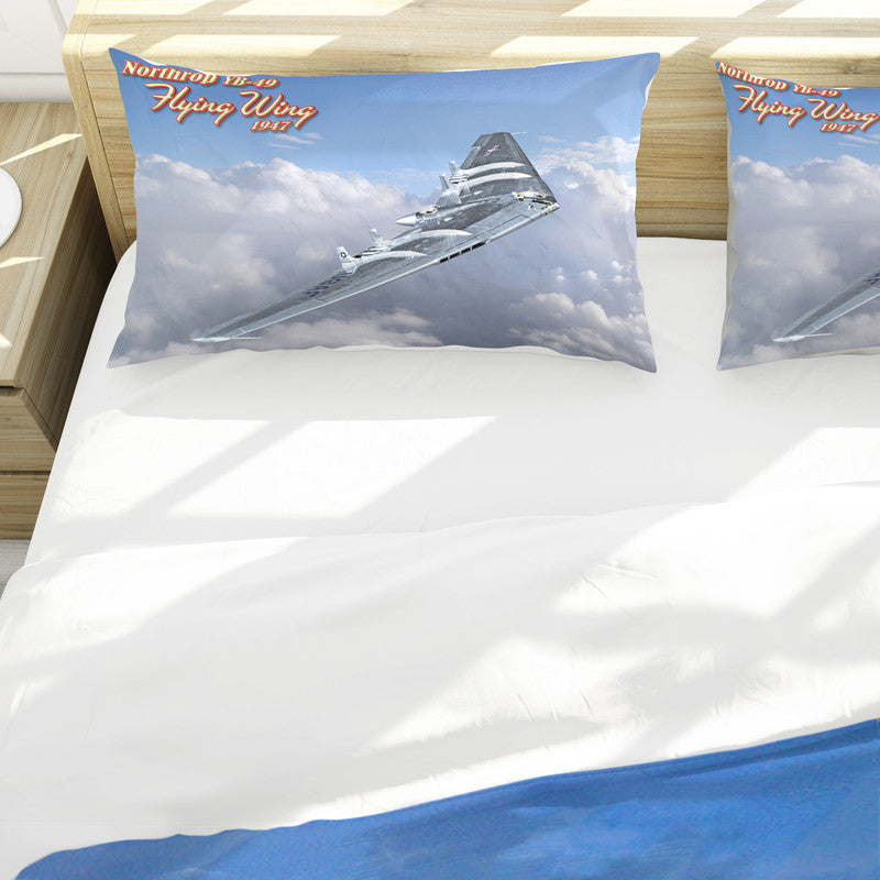 B 58 Hustler Duvet Cover Set by Larry Grossman