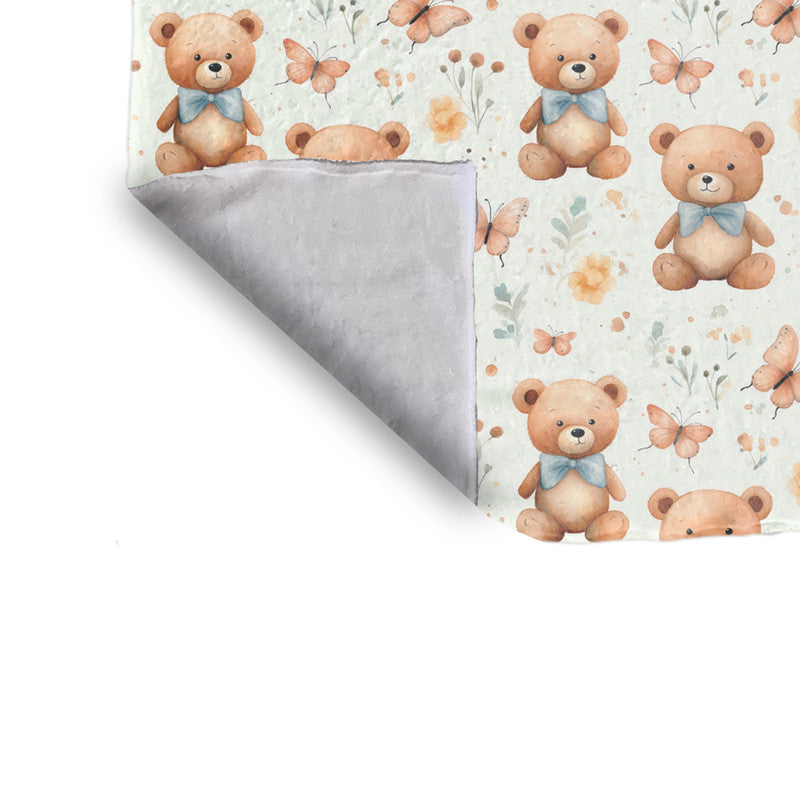 Baby Bowtie Bears Minky Blanket