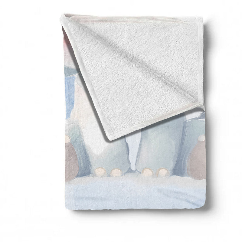 Baby Elephant Minky Blanket by Wikus Schalkwyk