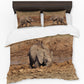 Baby Ellie in Mud Duvet Cover Set by Annette Heymans