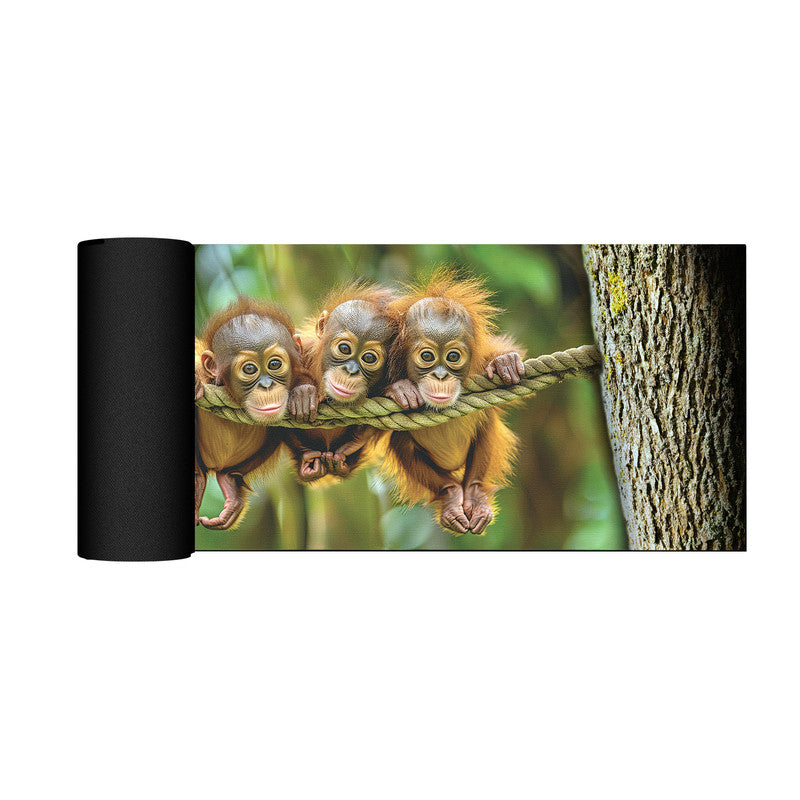 Baby Orangutang Large Desk Pad