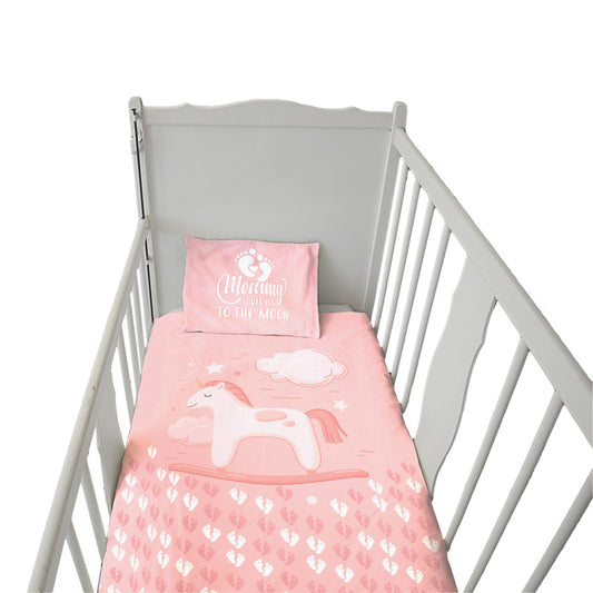 Baby Unicorn Cot Set