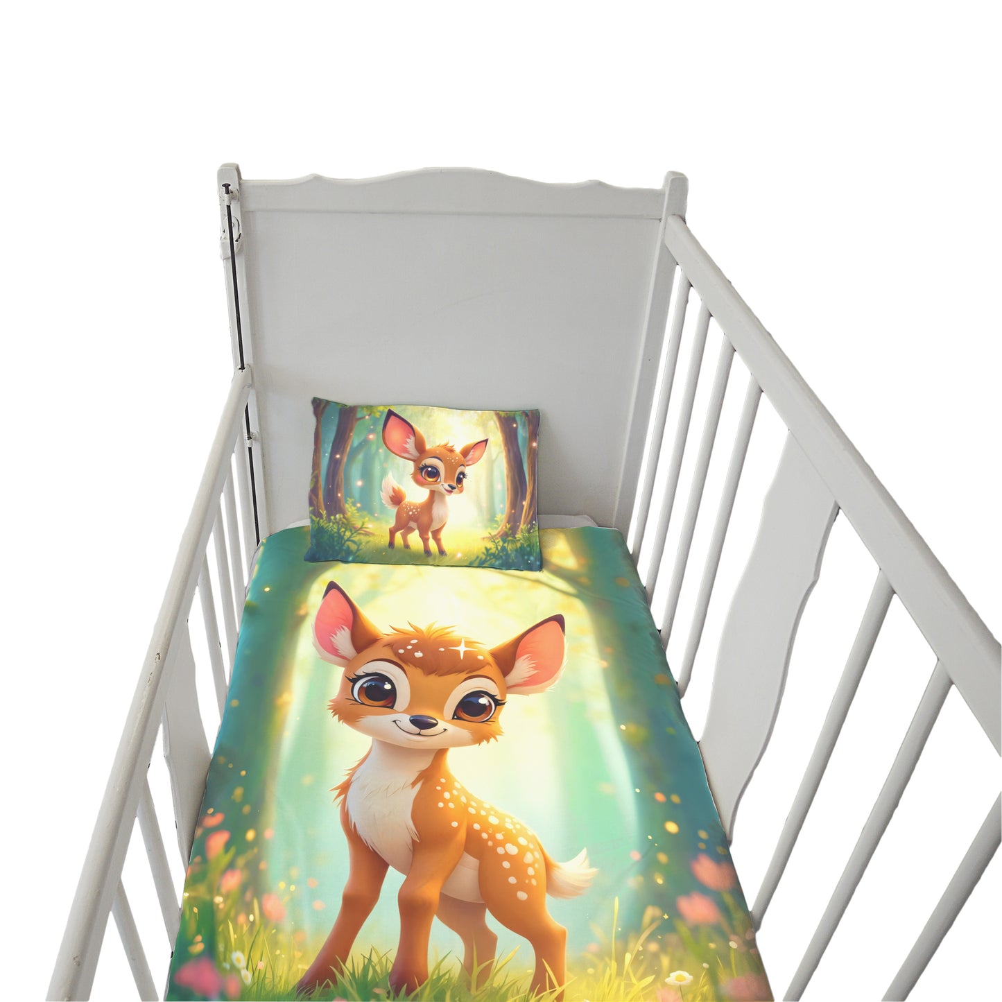 Baby Bambi Deer Cot Set