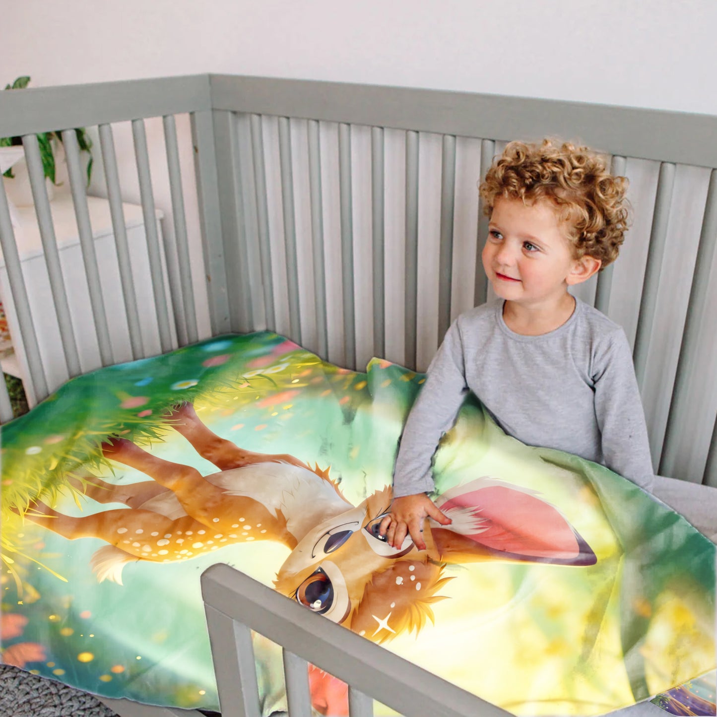 Baby Bambi Deer Cot Set