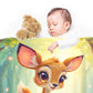 Baby Bamby Deer Baby Fleece  Blanket