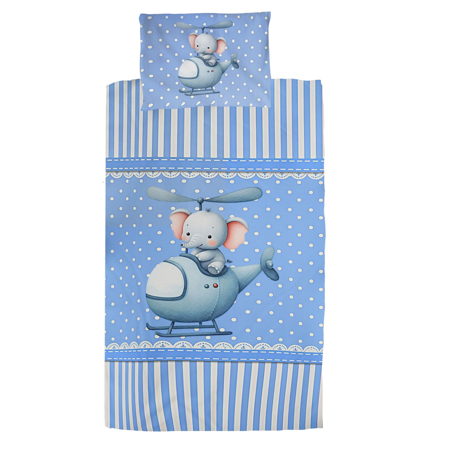 Baby Breeze Elephant Cot Set