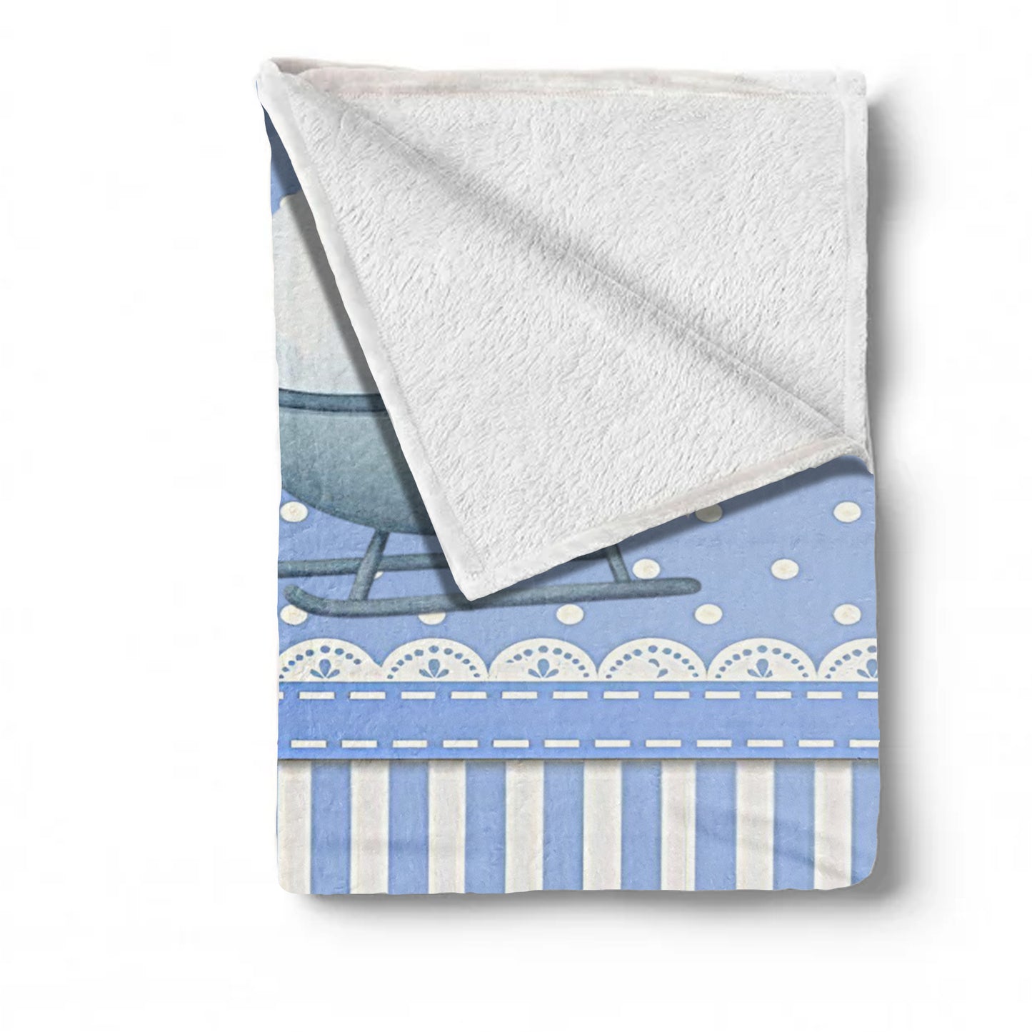 Baby Breeze Elephant Minky Blanket
