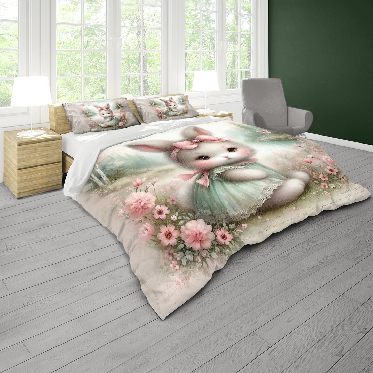 Baby Bunny Kids Duvet Cover Set