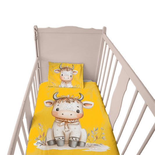 Baby Cow Cot Set by Mark van Vuuren