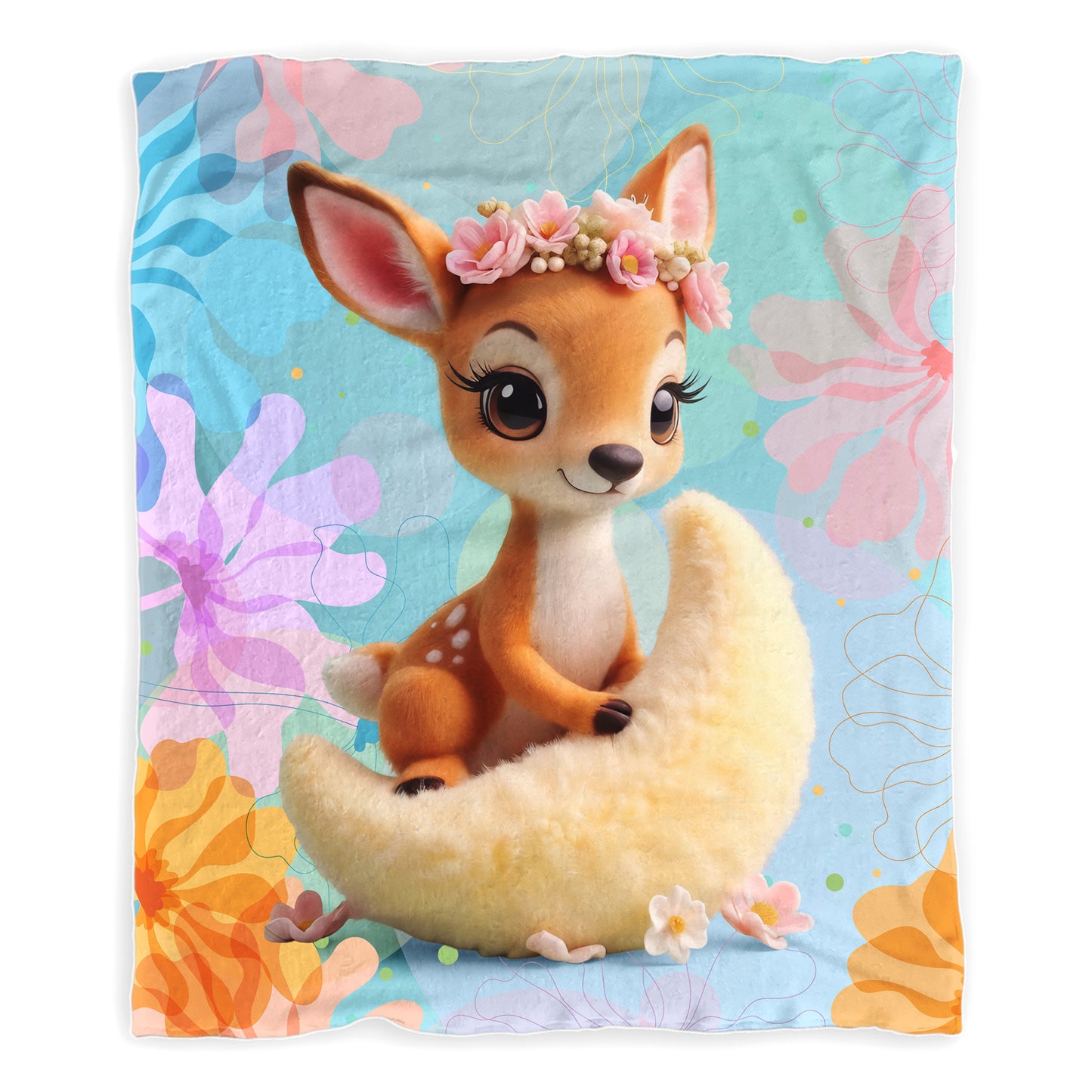 Baby Deer Minky Blanket
