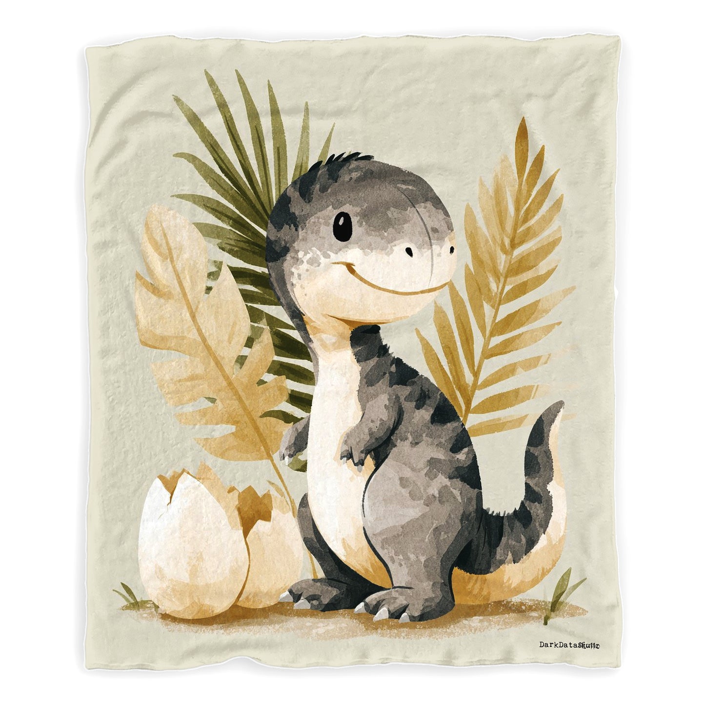 Baby Dinosaur Baby Fleece Blanket by Wikus Schalkwyk