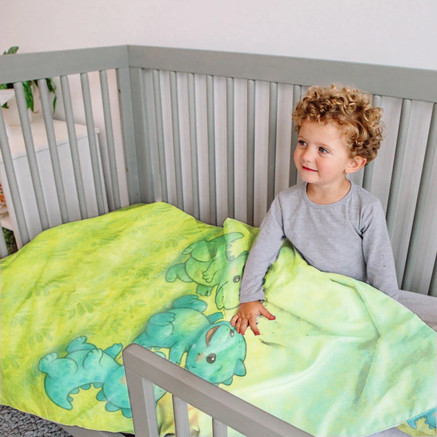 Baby Dinosaur Friends Cot Set by Nathan Pieterse