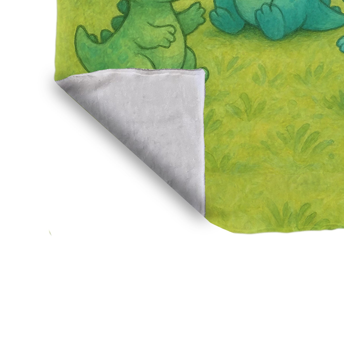 Baby Dinosaur Friends Minky Blanket by Nathan Pieterse