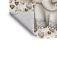 Baby Elephant Baby Fleece Blanket by Mark van Vuuren