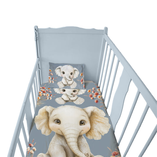 Baby Elephant Cot Set by Mark van Vuuren