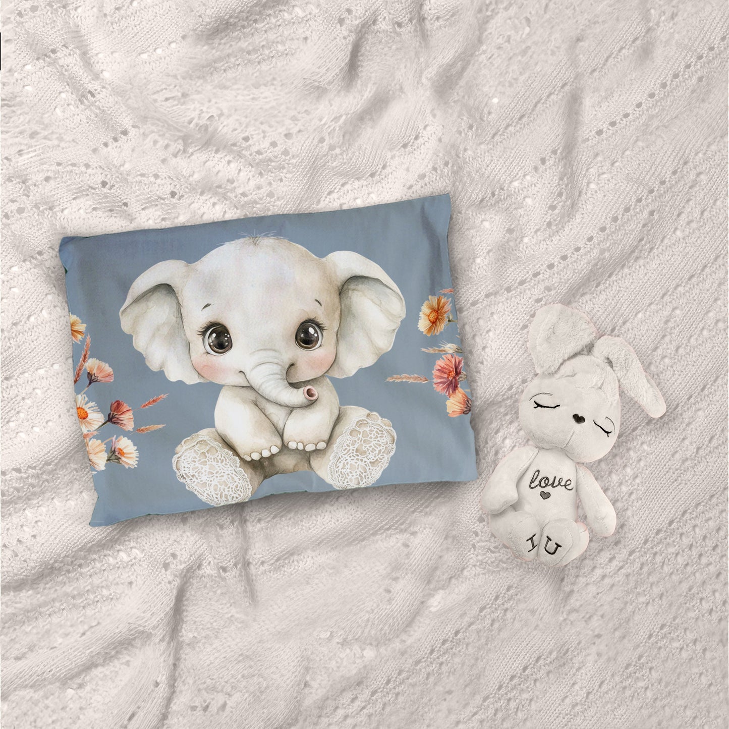 Baby Elephant Cot Set by Mark van Vuuren