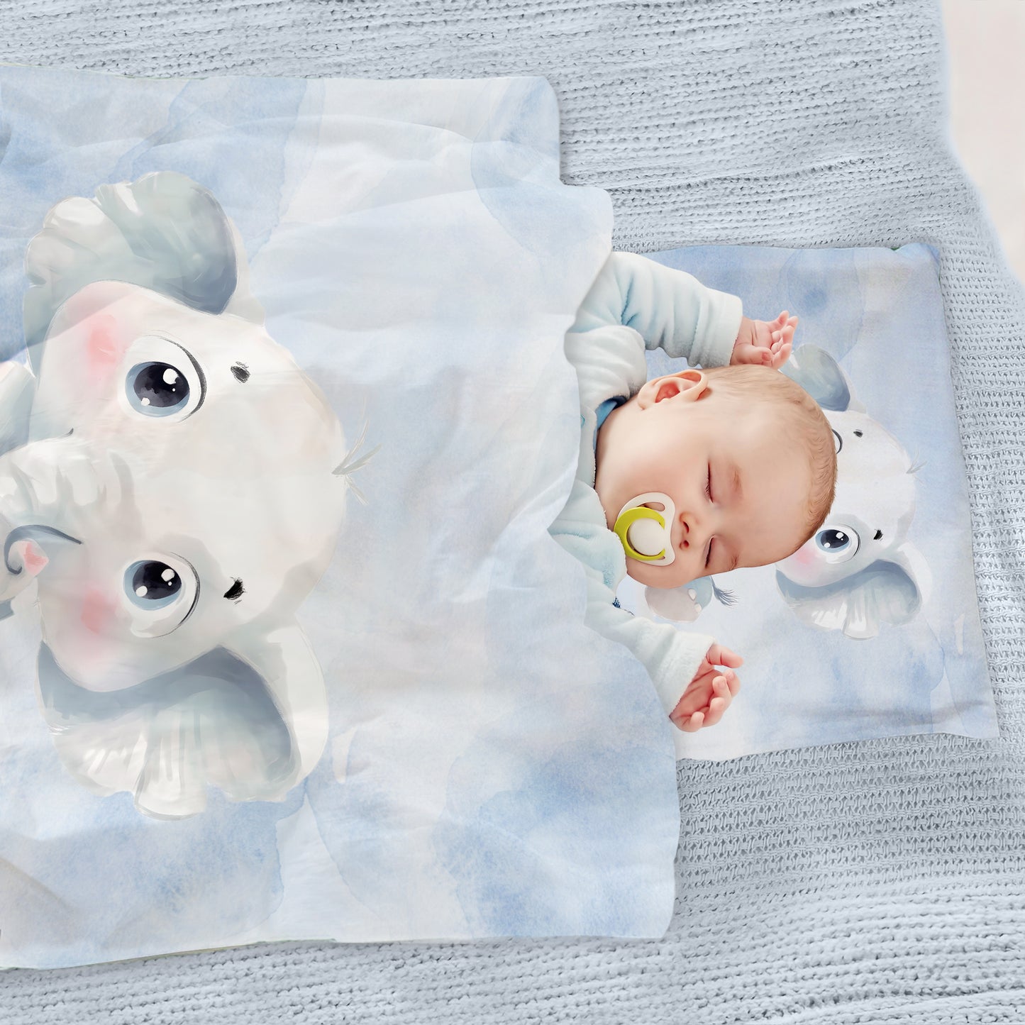 Baby Elephant Cot Set by Wikus Schalkwyk