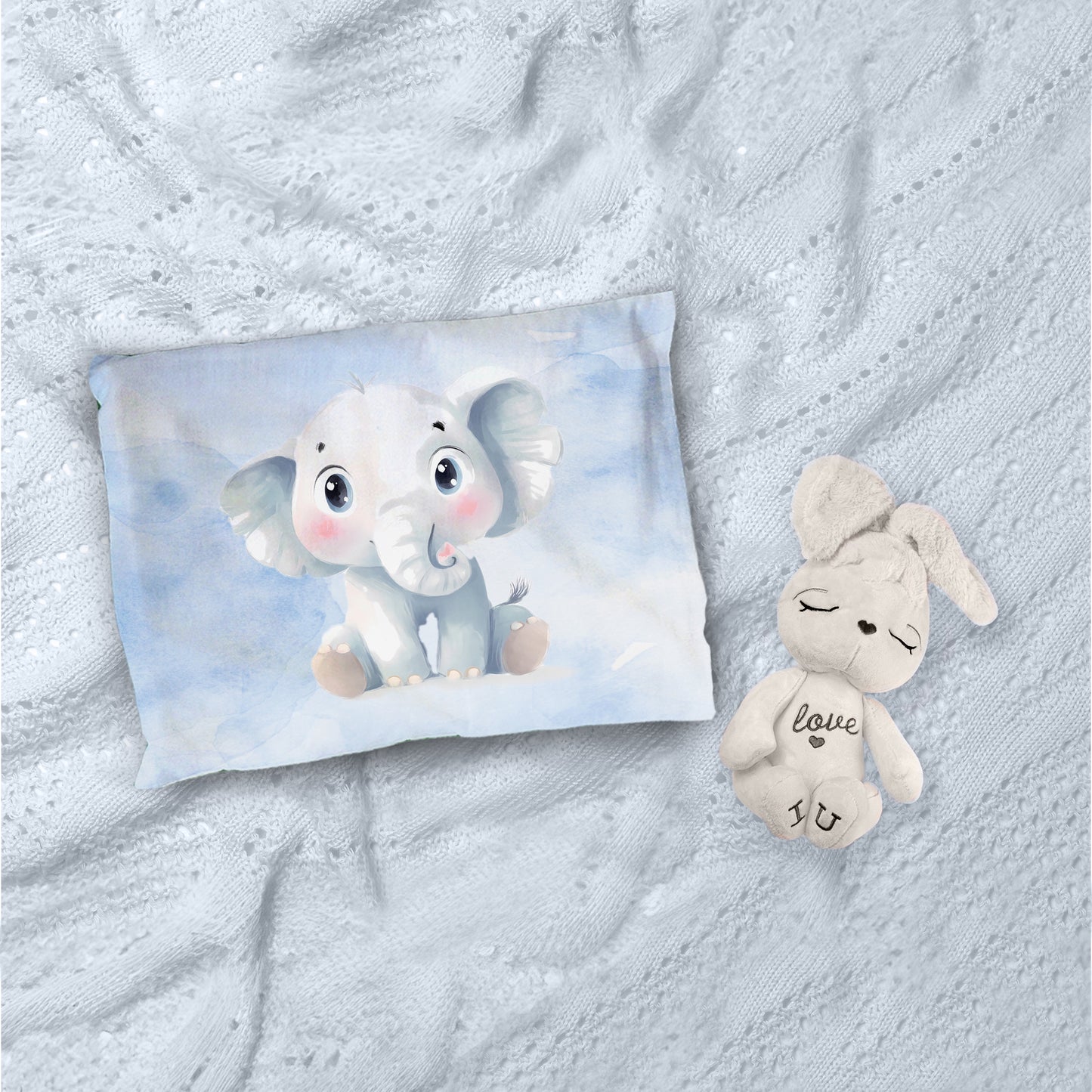 Baby Elephant Cot Set by Wikus Schalkwyk