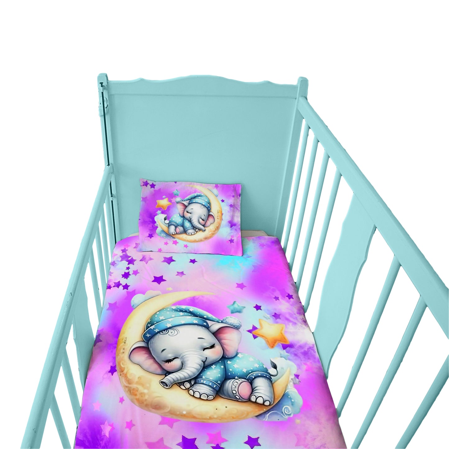 Baby Elephant Dreams Cot Set