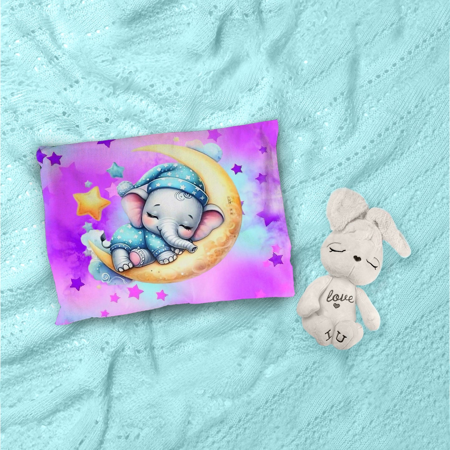 Baby Elephant Dreams Cot Set