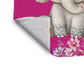 Baby Elephant Pink Baby Fleece Blanket by Mark van Vuuren