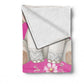 Baby Elephant Pink Baby Fleece Blanket by Mark van Vuuren