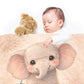 Baby Elephant Watercolor Baby Fleece Blanket by Nathan Pieterse