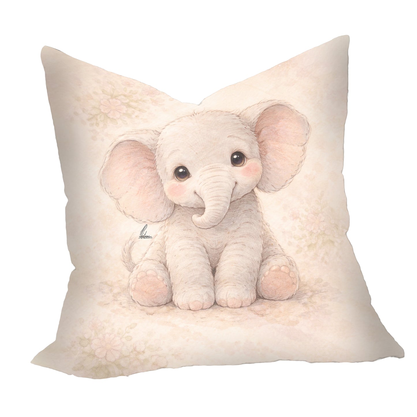 Baby Elephant Watercolor Kids Scatter by Nathan Pieterse