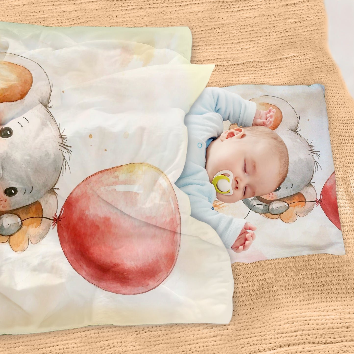 Baby Elly with Balloon Cot Set