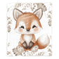 Baby Fox Baby Fleece Blanket by Mark van Vuuren