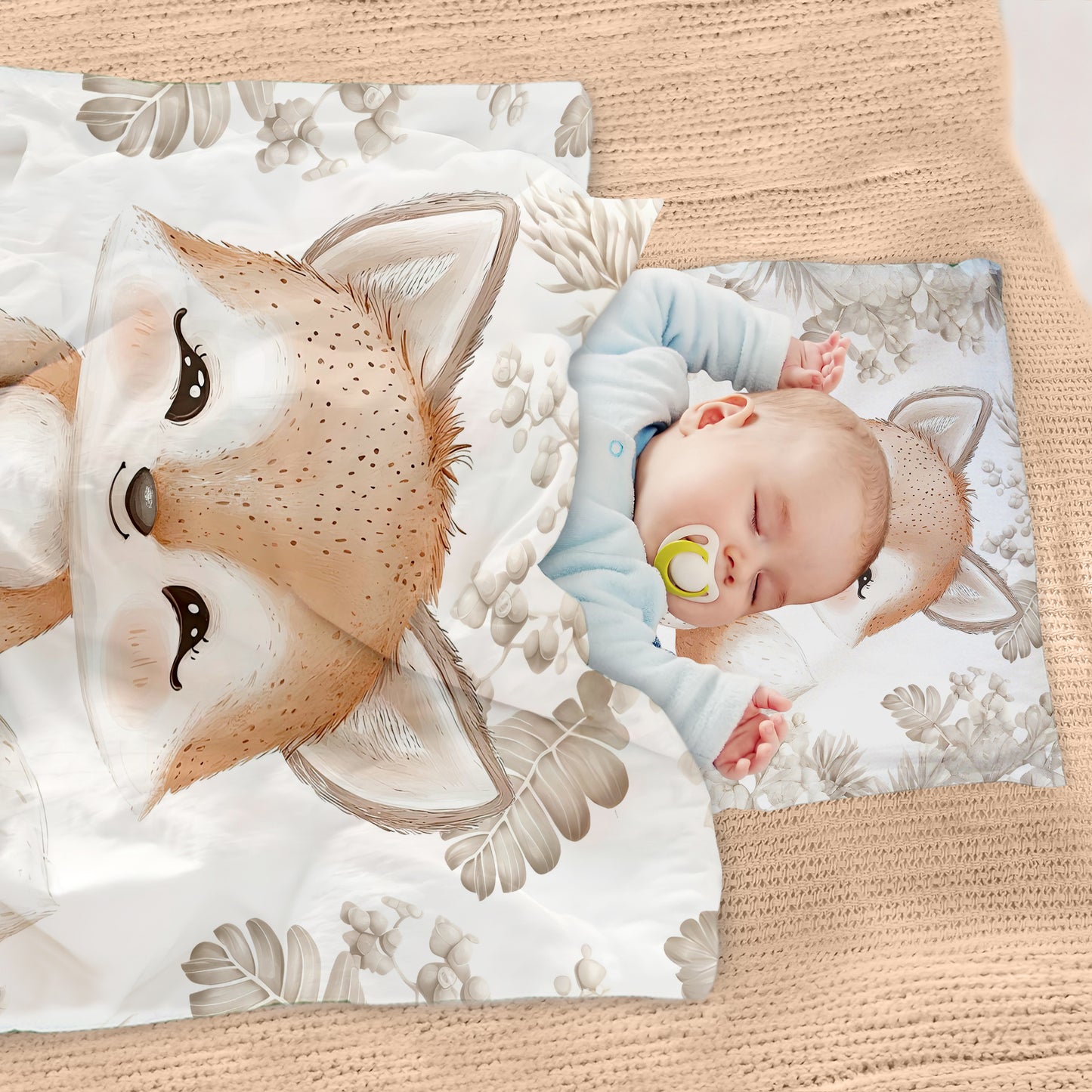 Baby Fox Cot Set by Mark van Vuuren