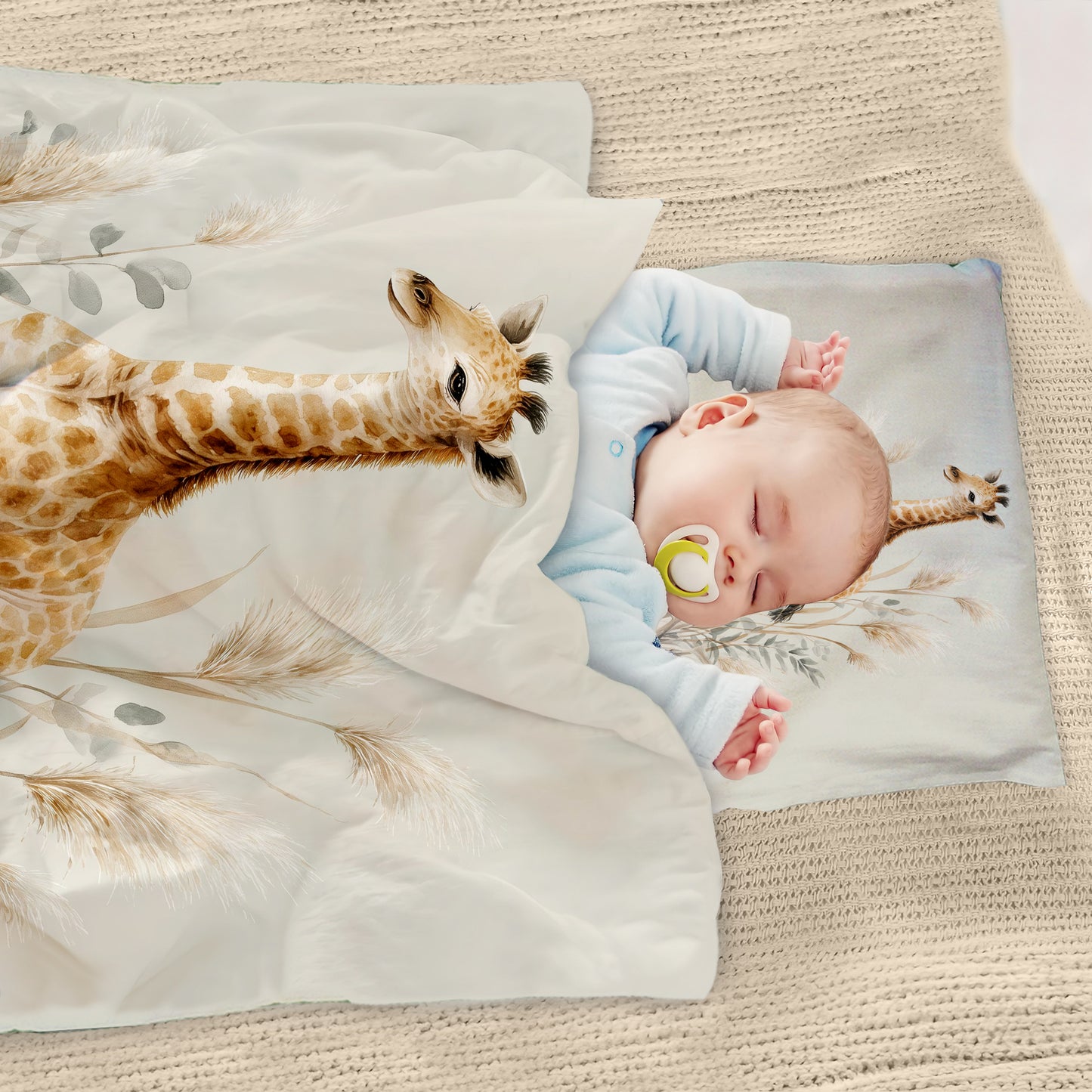 Baby Giraffe Cot Set by Wikus Schalkwyk