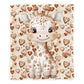 Baby Giraffe Hearts Baby Fleece Blanket by Mark van Vuuren