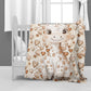 Baby Giraffe Hearts Baby Fleece Blanket by Mark van Vuuren