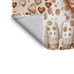 Baby Giraffe Hearts Baby Fleece Blanket by Mark van Vuuren