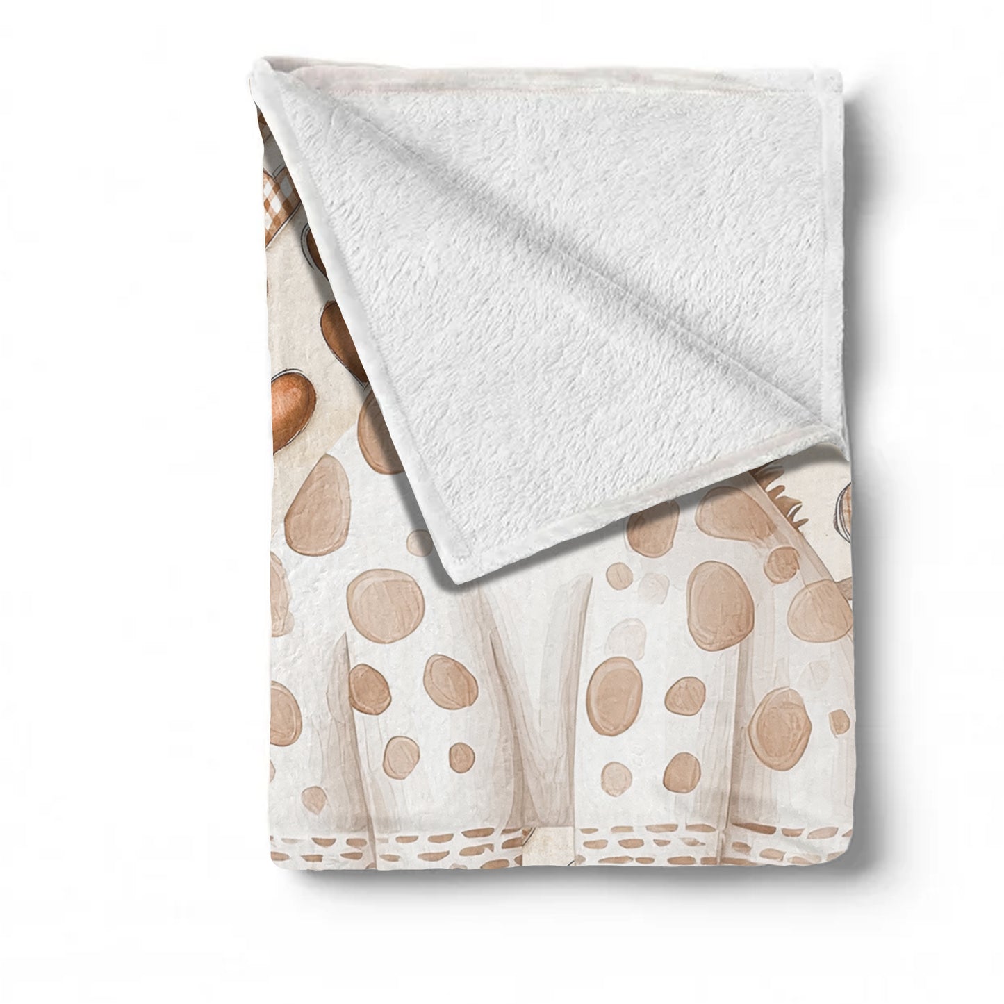 Baby Giraffe Hearts Baby Fleece Blanket by Mark van Vuuren