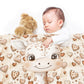 Baby Giraffe Hearts Baby Fleece Blanket by Mark van Vuuren