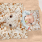 Baby Giraffe Hearts Cot Set by Mark van Vuuren