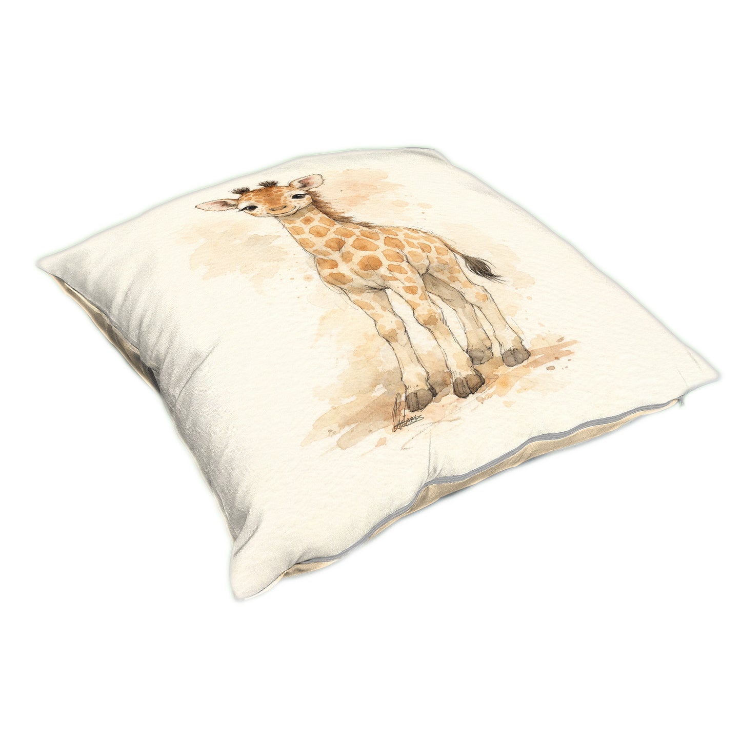 Baby Giraffe Watercolor Kids Scatter by Nathan Pieterse