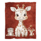 Baby Giraffe & Friends Baby Fleece Blanket by Mark van Vuuren