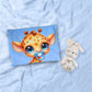 Baby Giraffe with Dummy Cot Set