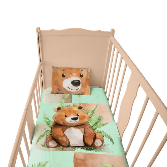 Baby Grisly Bear Cot Set