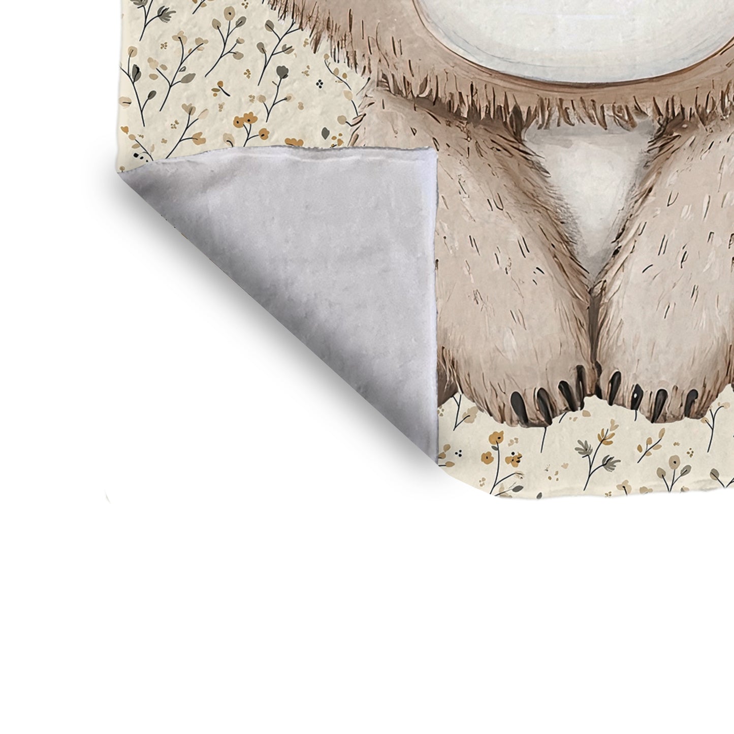Baby Grizzly Bear Baby Fleece Blanket by Mark van Vuuren