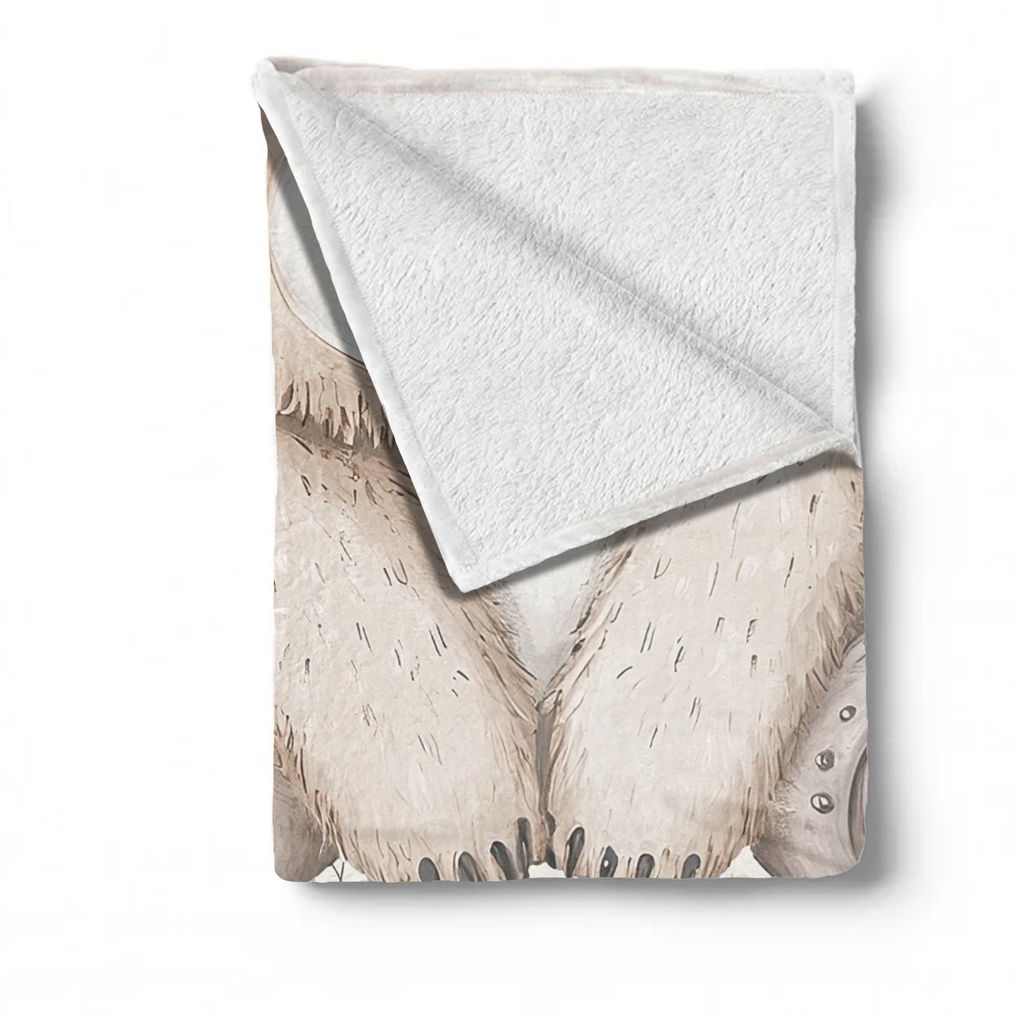 Baby Grizzly Bear Baby Fleece Blanket by Mark van Vuuren