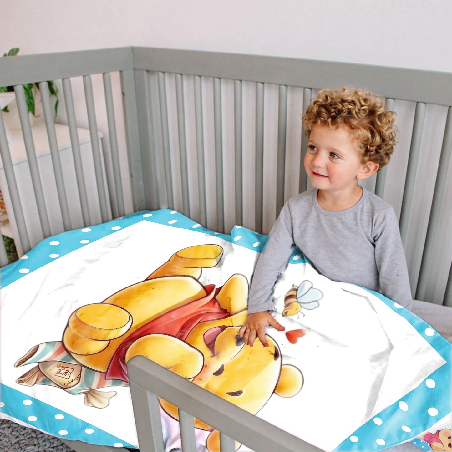 Baby Honey Bear Cot Set