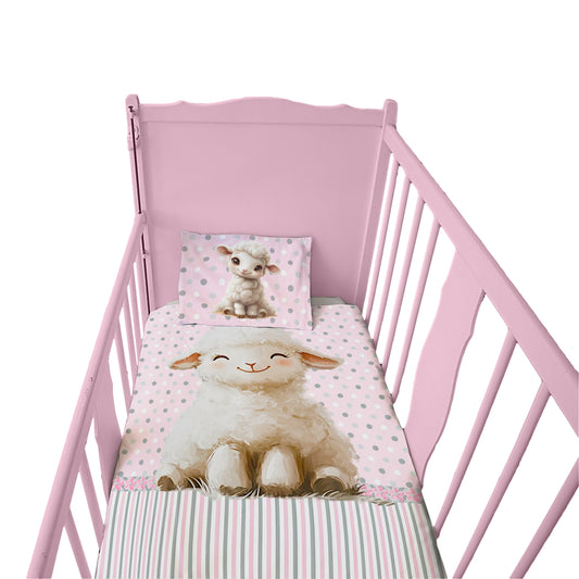 Baby Lamb Cot Set